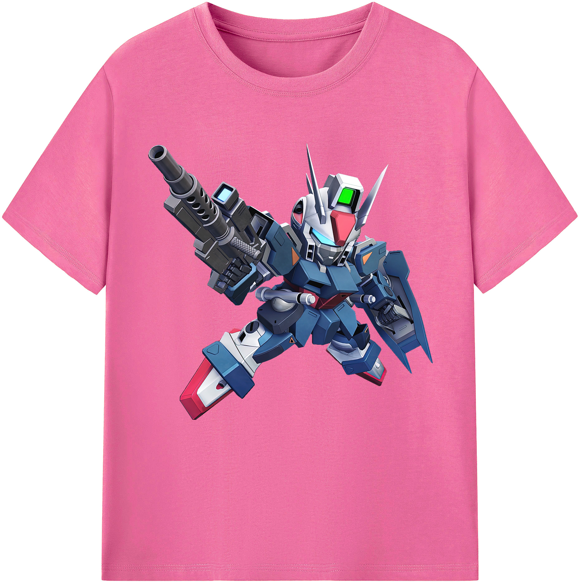（画像用） 機動戦士ガンダム Mobile Suit Gundam レディースカジュアルプリントTシャツ（綿100％）